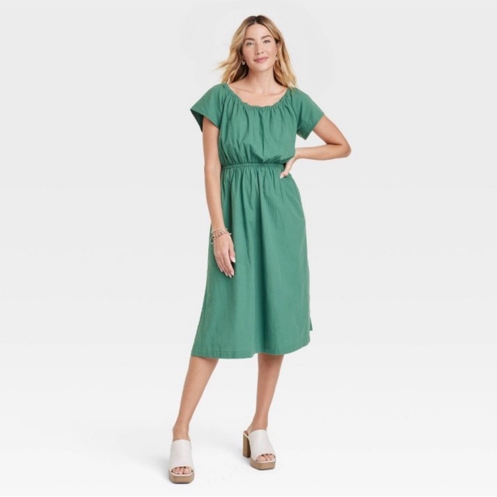 Universal Thread Dark Green Dress NWOT